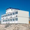 ELA Container - værksteds- og lagermoduler på stor byggeplads i Hamborg